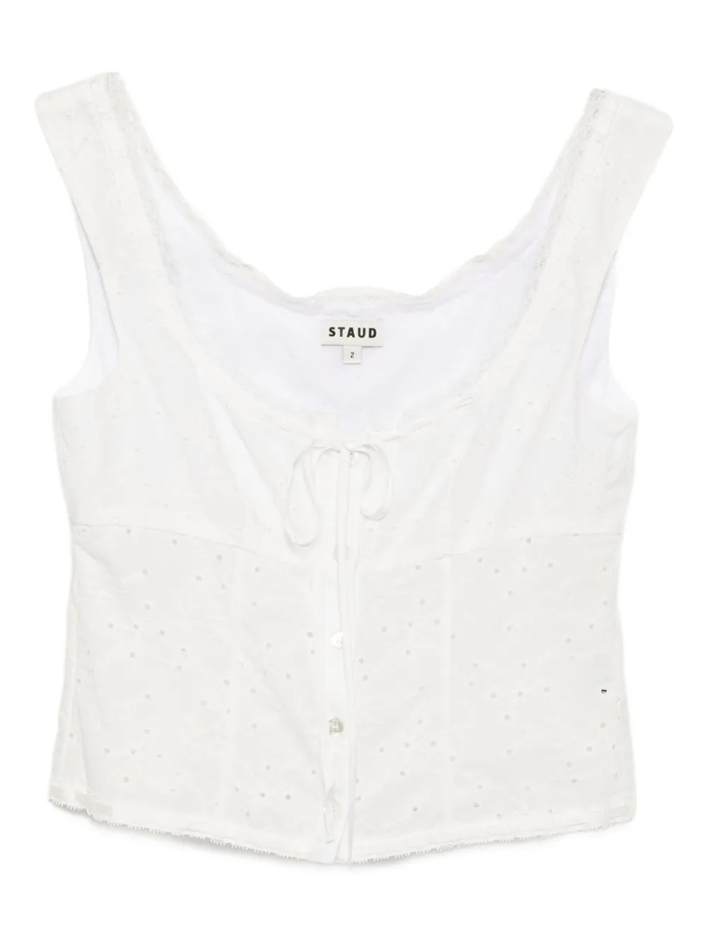 Топ Lou STAUD, белый
Топ Lou STAUD, белый
