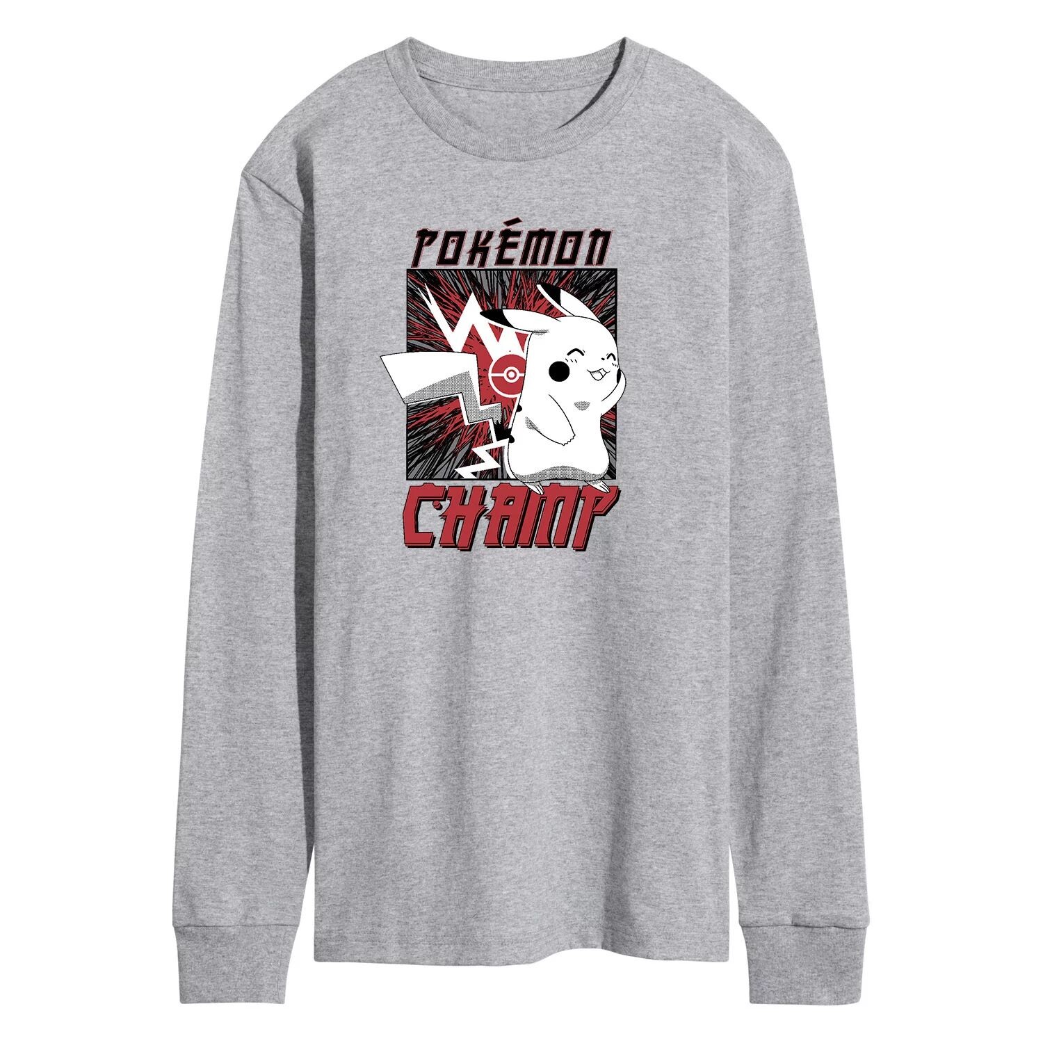Мужская футболка с длинными рукавами Pokémon Champ Licensed Character
Мужская футболка с длинными рукавами Pokémon Champ Licensed Character