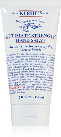 Увлажняющий крем для рук для всех типов кожи Kiehl's Ultimate Strength Hand Salve, 150 ml
Увлажняющий крем для рук для всех типов кожи Kiehl's Ultimate Strength Hand Salve, 150 ml