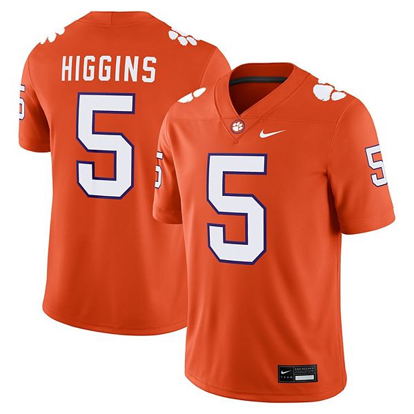 Футболка игрока Clemson Tigers Tee Higgins оранжевая Nike
Футболка игрока Clemson Tigers Tee Higgins оранжевая Nike