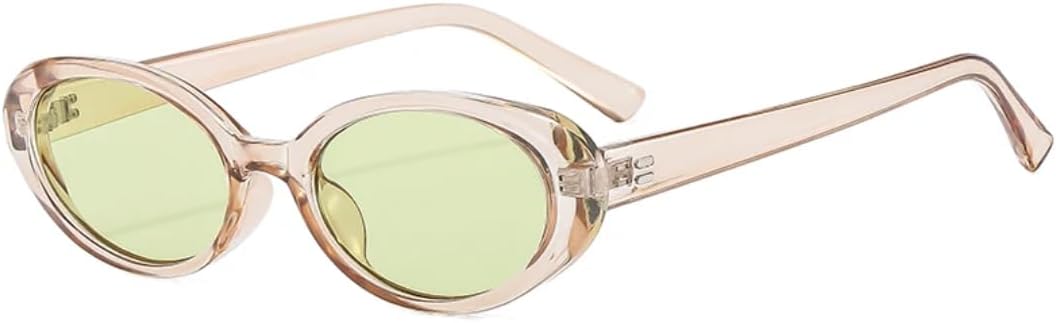 Солнцезащитные очки для мужчин и женщин - защита UV400 - маленькие овальные линзы конфетного цвета для занятий спортом на открытом воздухе и вождения DSVIGF, Champagne
Солнцезащитные очки для мужчин и женщин - защита UV400 - маленькие овальные линзы конфетного цвета для занятий спортом на открытом воздухе и вождения DSVIGF, Champagne