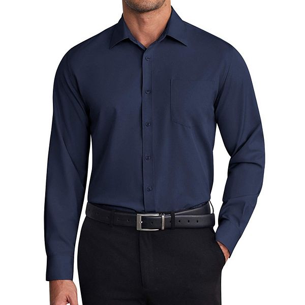Мужская рубашка с длинным рукавом и пуговицами для делового стиля Coofandy, Navy Blue
Мужская рубашка с длинным рукавом и пуговицами для делового стиля Coofandy, Navy Blue