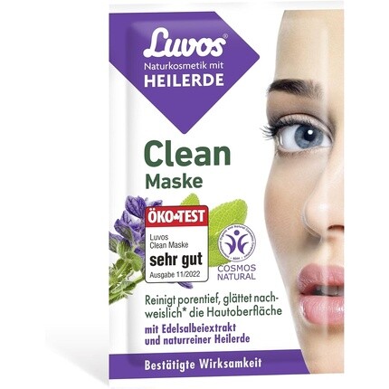 Крем-маска Clean Mask Глубокая очистка для веганов с мгновенным эффектом 7,5 мл, Luvos
Крем-маска Clean Mask Глубокая очистка для веганов с мгновенным эффектом 7,5 мл, Luvos