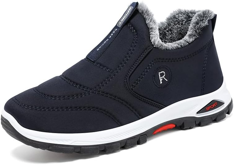 Зимние ботинки Qacksv для мужчин, снежные ботинки с теплой флисовой подкладкой, водонепроницаемые ботинки до щиколотки, нескользящая толстая подошва, обувь для работы на улице и пеших прогулок в холодную погоду, синий
Зимние ботинки Qacksv для мужчин, снежные ботинки с теплой флисовой подкладкой, водонепроницаемые ботинки до щиколотки, нескользящая толстая подошва, обувь для работы на улице и пеших прогулок в холодную погоду, синий