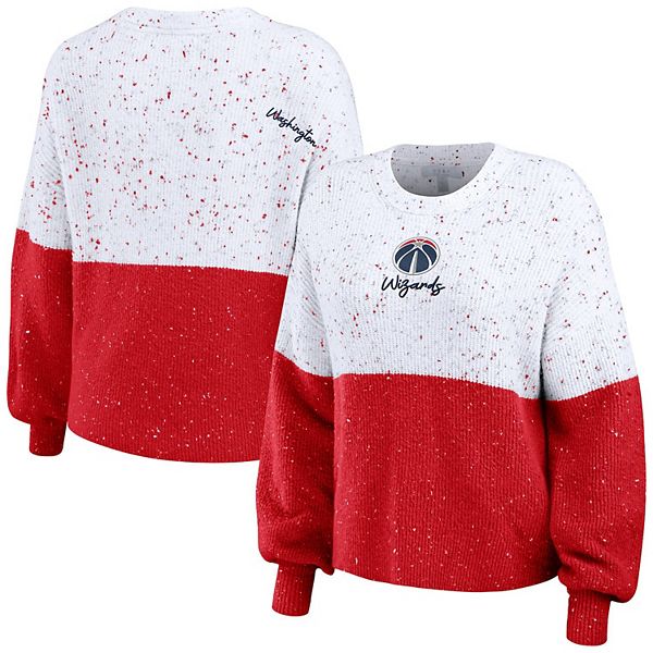 Женский свитер с цветными блоками washington wizards белый/красный Wear By Erin Andrews
Женский свитер с цветными блоками washington wizards белый/красный Wear By Erin Andrews