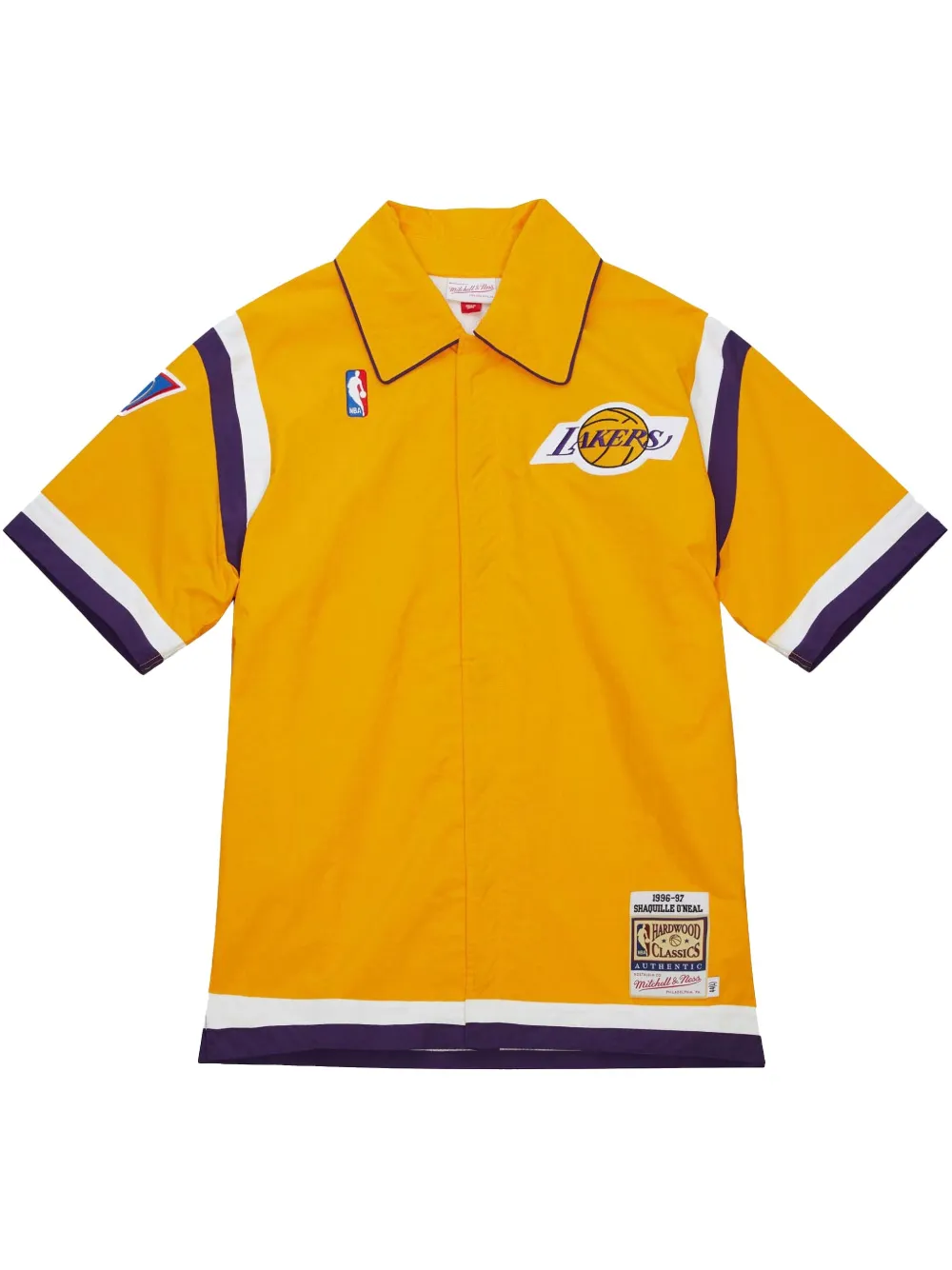 Рубашка Los Angeles Lakers 1996/97 Shaquille O'Neal Mitchell & Ness, желтый
Рубашка Los Angeles Lakers 1996/97 Shaquille O'Neal Mitchell & Ness, желтый