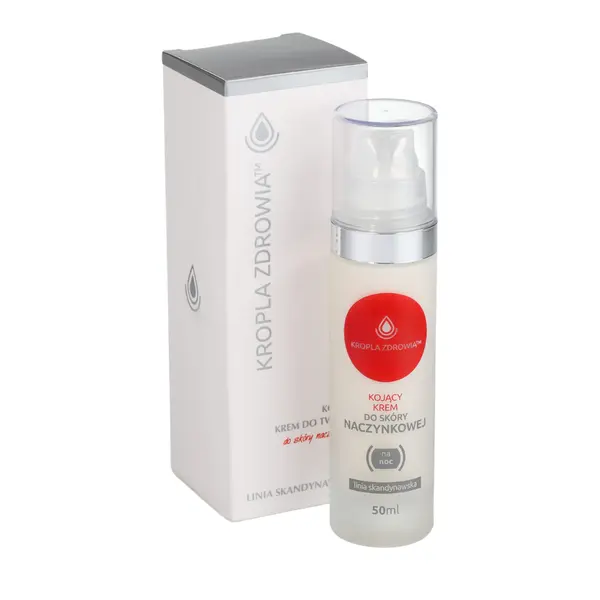 Успокаивающий ночной крем для лица для сосудистой кожи, 50 мл Pharmedis Kropla zdrowia linia skandynawska
Успокаивающий ночной крем для лица для сосудистой кожи, 50 мл Pharmedis Kropla zdrowia linia skandynawska