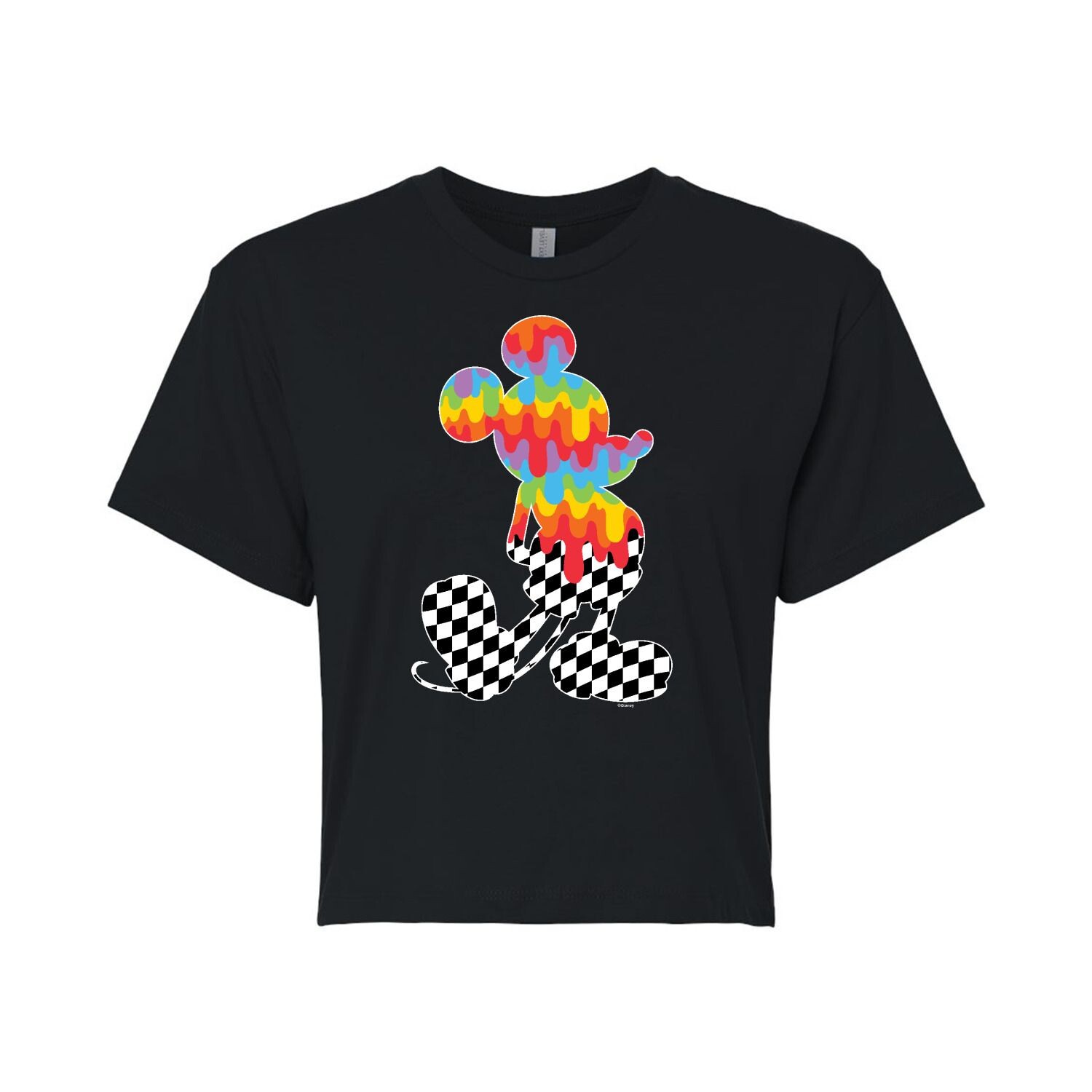 Укороченная футболка с рисунком Микки Мауса Disney's Juniors в клетку «Drip Checker» Licensed Character 
Укороченная футболка с рисунком Микки Мауса Disney's Juniors в клетку «Drip Checker» Licensed Character