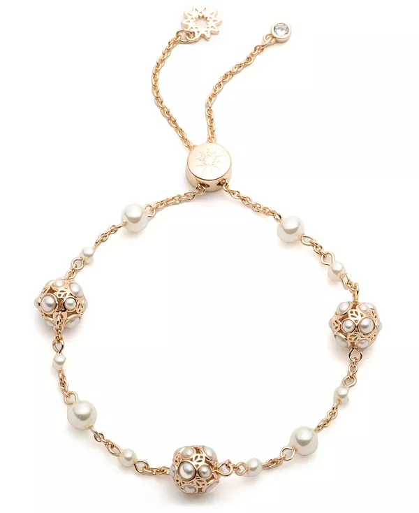 Браслет-Слайдер золотистого оттенка с имитацией жемчуга Marchesa, gold
Браслет-Слайдер золотистого оттенка с имитацией жемчуга Marchesa, gold