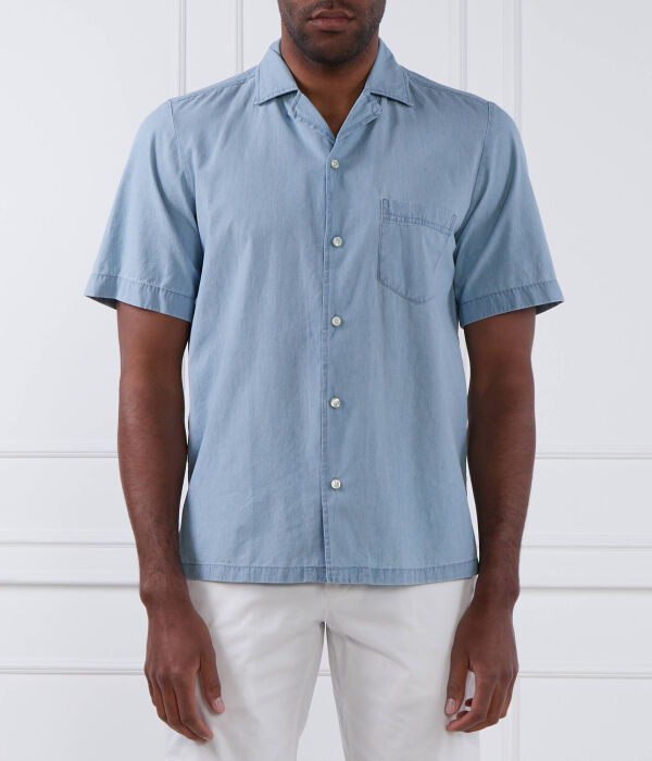 Рубашка мужская Boss Orange хлопковая, синий
Рубашка мужская Boss Orange хлопковая, синий