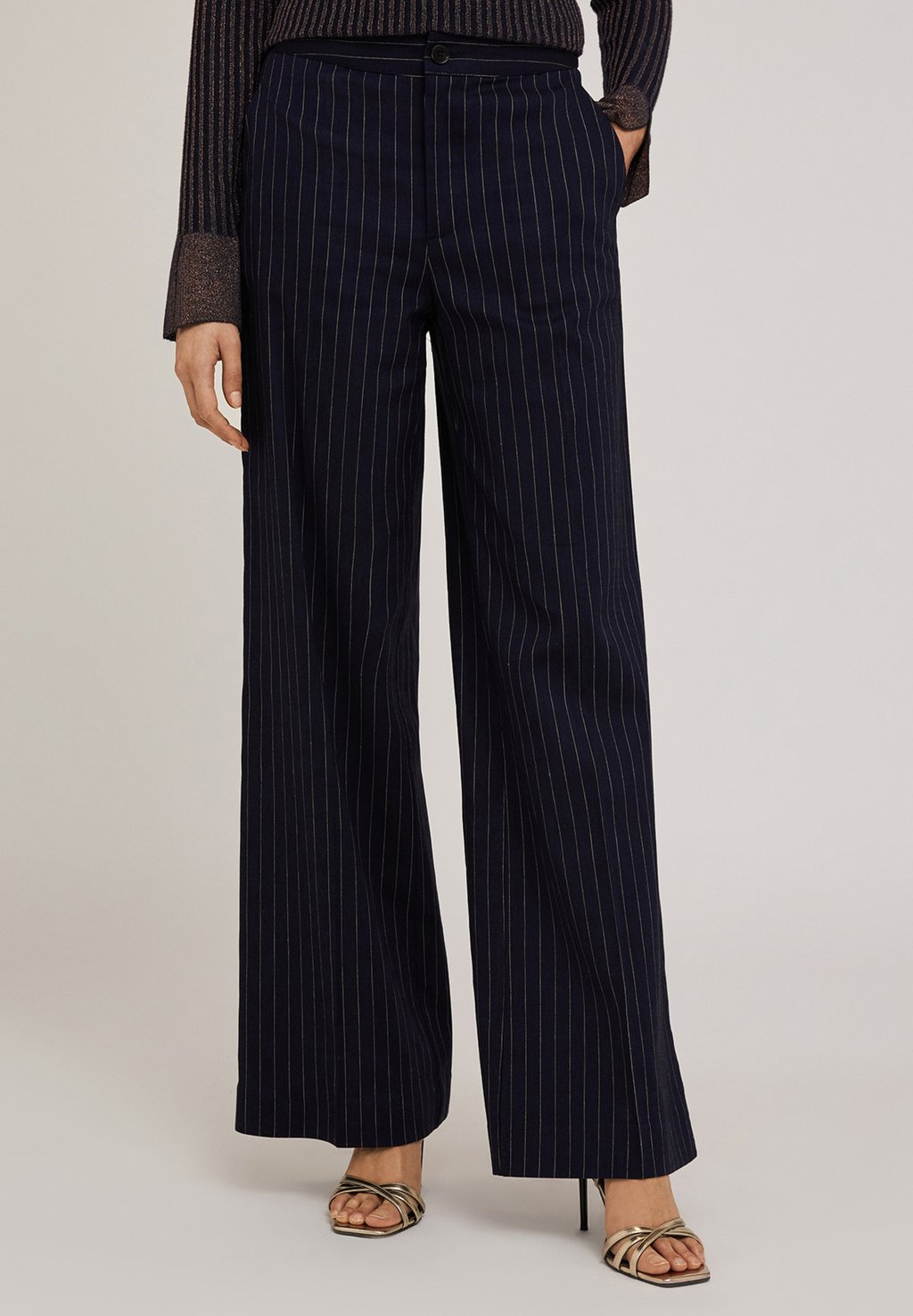 Брюки PALAZZO FANTASIA GESSATA Motivi, синий 
Брюки PALAZZO FANTASIA GESSATA Motivi, синий