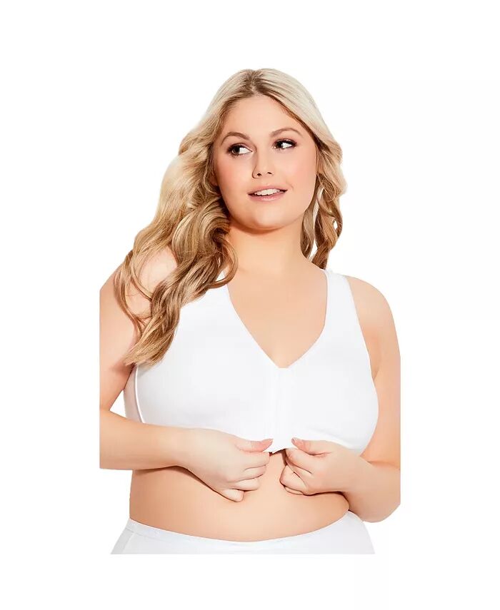 Женский бюстгальтер Plus Size Comfort Cotton Free Wire Free Front Close Close AVENUE, белый
Женский бюстгальтер Plus Size Comfort Cotton Free Wire Free Front Close Close AVENUE, белый