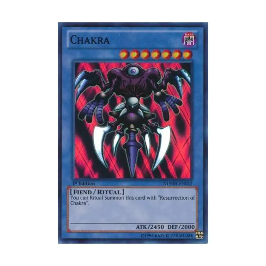 CCG Чакра (Супер Редкий), Yu-Gi-Oh - Number Hunters - Singles
CCG Чакра (Супер Редкий), Yu-Gi-Oh - Number Hunters - Singles