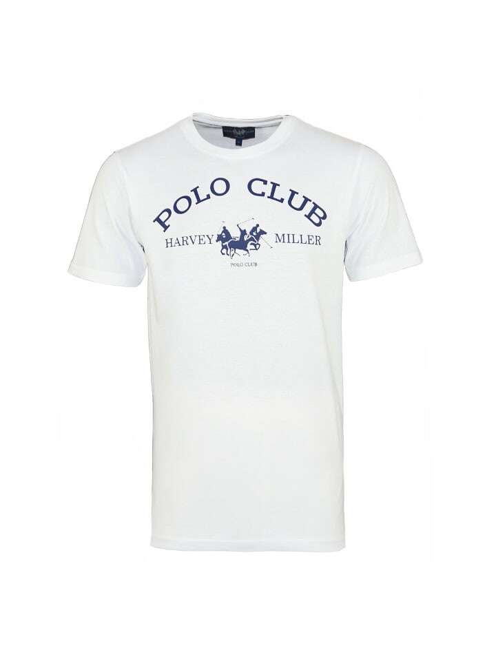 Футболка HARVEY MILLER POLO CLUB Polo Club, белый 
Футболка HARVEY MILLER POLO CLUB Polo Club, белый