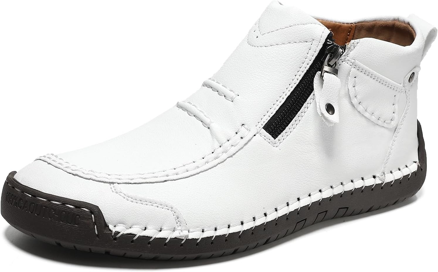 Мужские кожаные ботинки NXNBHSL с ручной строчкой, винтажные, на щиколотку, с боковой молнией, модные, удобные, с круглым носком, легкие, для прогулок и вождения, средние по высоте, для повседневной носки и официального стиля, белый
Мужские кожаные ботинки NXNBHSL с ручной строчкой, винтажные, на щиколотку, с боковой молнией, модные, удобные, с круглым носком, легкие, для прогулок и вождения, средние по высоте, для повседневной носки и официального стиля, белый