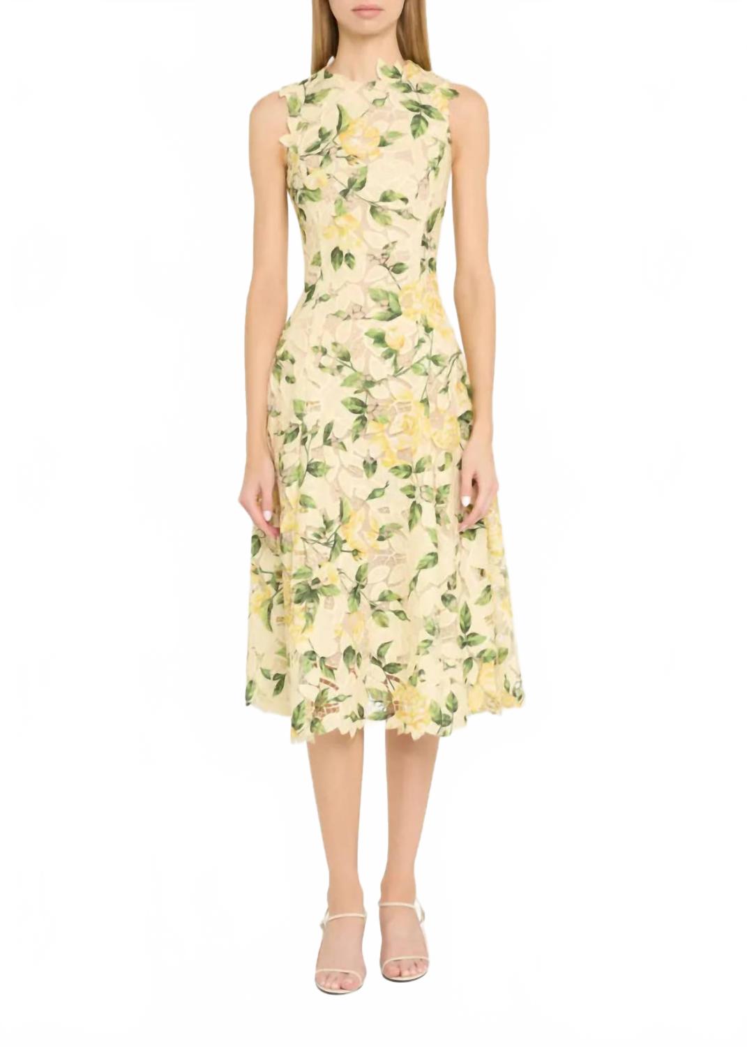 Платье с принтом "Садовая роза" из гипюра в желтом/мягко-желтом цвете Oscar de la Renta
Платье с принтом "Садовая роза" из гипюра в желтом/мягко-желтом цвете Oscar de la Renta