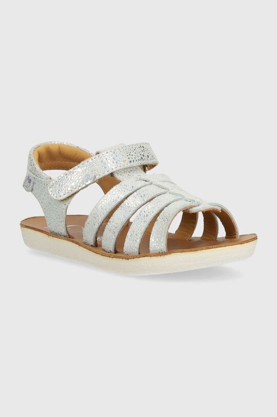 Детские замшевые сандалии Shoo Pom, серебряный
Детские замшевые сандалии Shoo Pom, серебряный