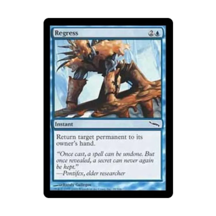 CCG Регресс (С) (Фольга), MTG - Mirrodin
CCG Регресс (С) (Фольга), MTG - Mirrodin