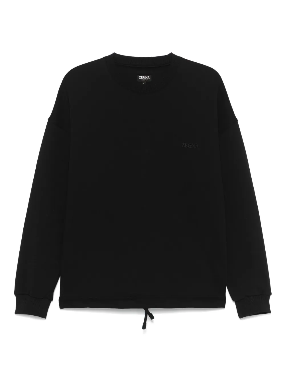 Толстовка с вышитым логотипом Zegna, черный
Толстовка с вышитым логотипом Zegna, черный