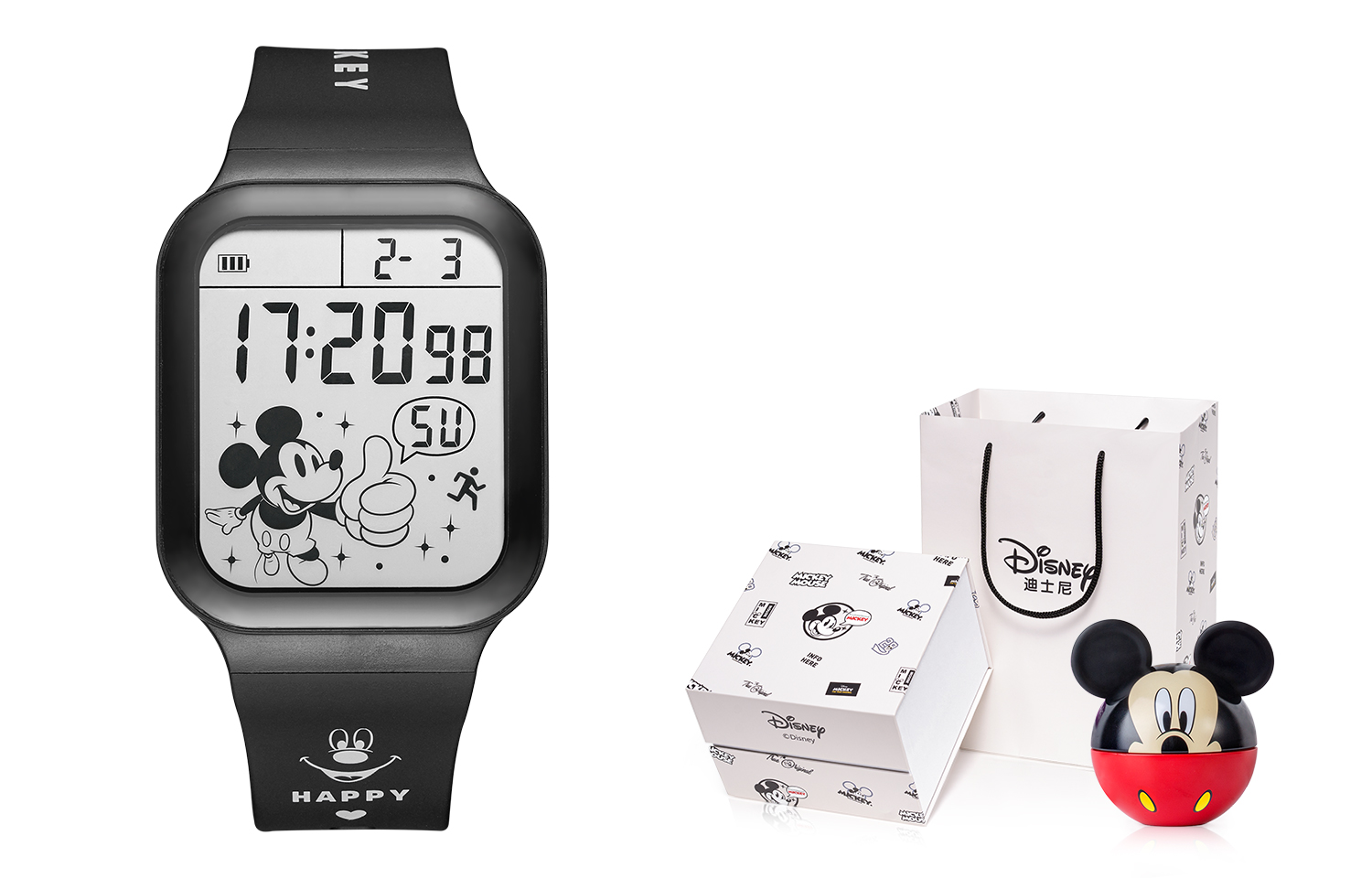 Disney Часы Mickey Series Electronic Movement Silicone Strap Watch Unisex Gray Dial
Disney Часы Mickey Series Electronic Movement Silicone Strap Watch Unisex Gray Dial