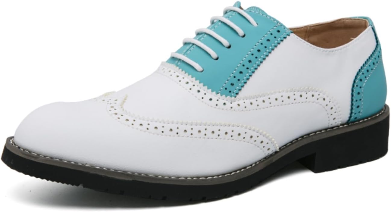 Мужские оксфорды с двухцветной искусственной кожей, шнуровкой, заостренным носком и крылышками, формальная деловая обувь Foapts, белый
Мужские оксфорды с двухцветной искусственной кожей, шнуровкой, заостренным носком и крылышками, формальная деловая обувь Foapts, белый