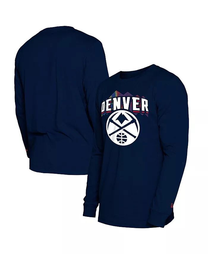 Мужская темно-синяя футболка Denver Nuggets 2024/25 City Edition с длинным рукавом New Era
Мужская темно-синяя футболка Denver Nuggets 2024/25 City Edition с длинным рукавом New Era