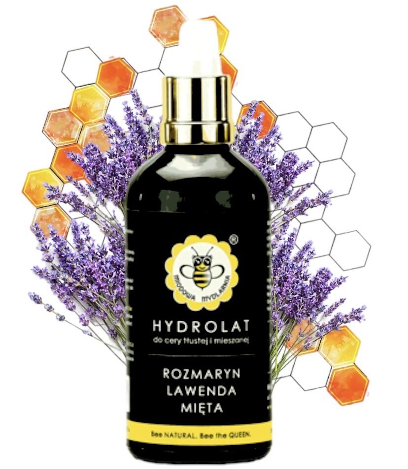 Miodowa Mydlarnia, Гидролат розмарина, лаванда, мята, 100 мл
Miodowa Mydlarnia, Гидролат розмарина, лаванда, мята, 100 мл