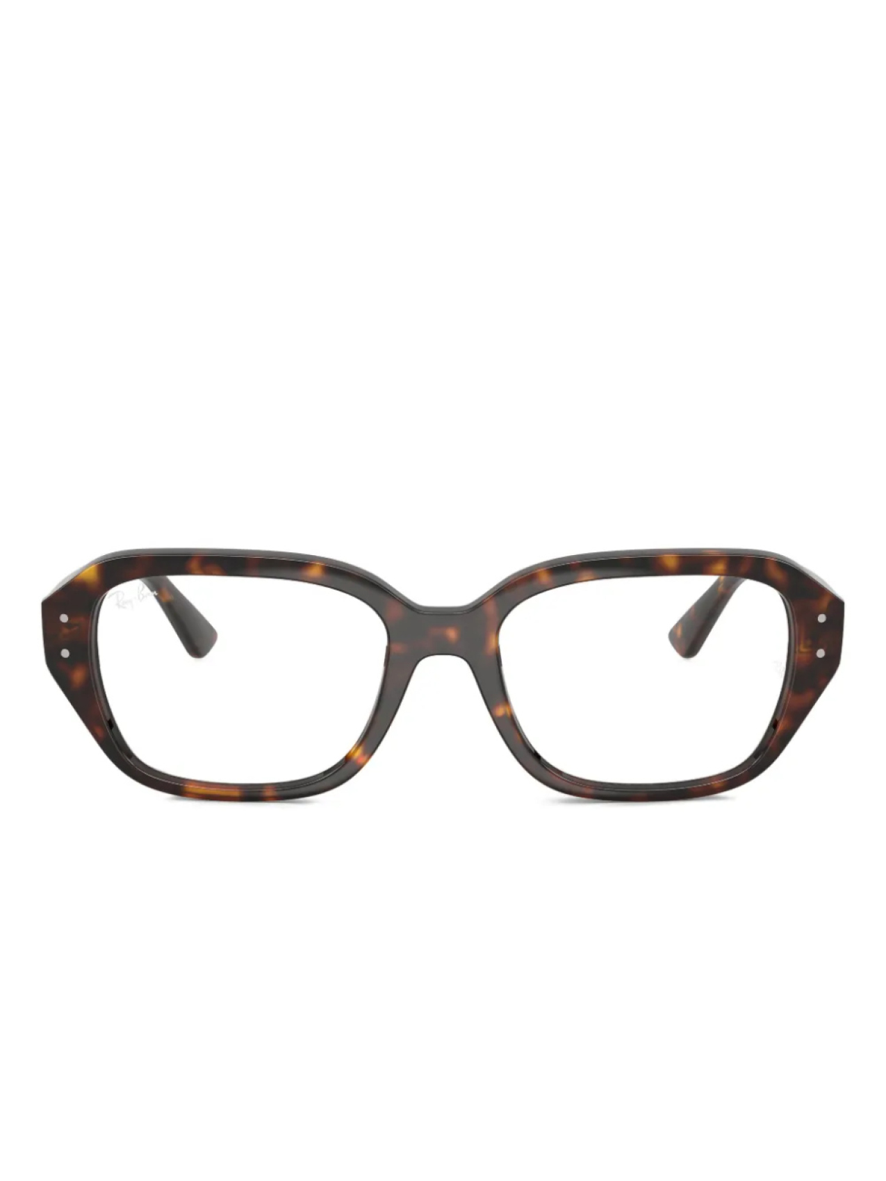 RB7258 большие очки в черепаховой оправе Ray-Ban, коричневый