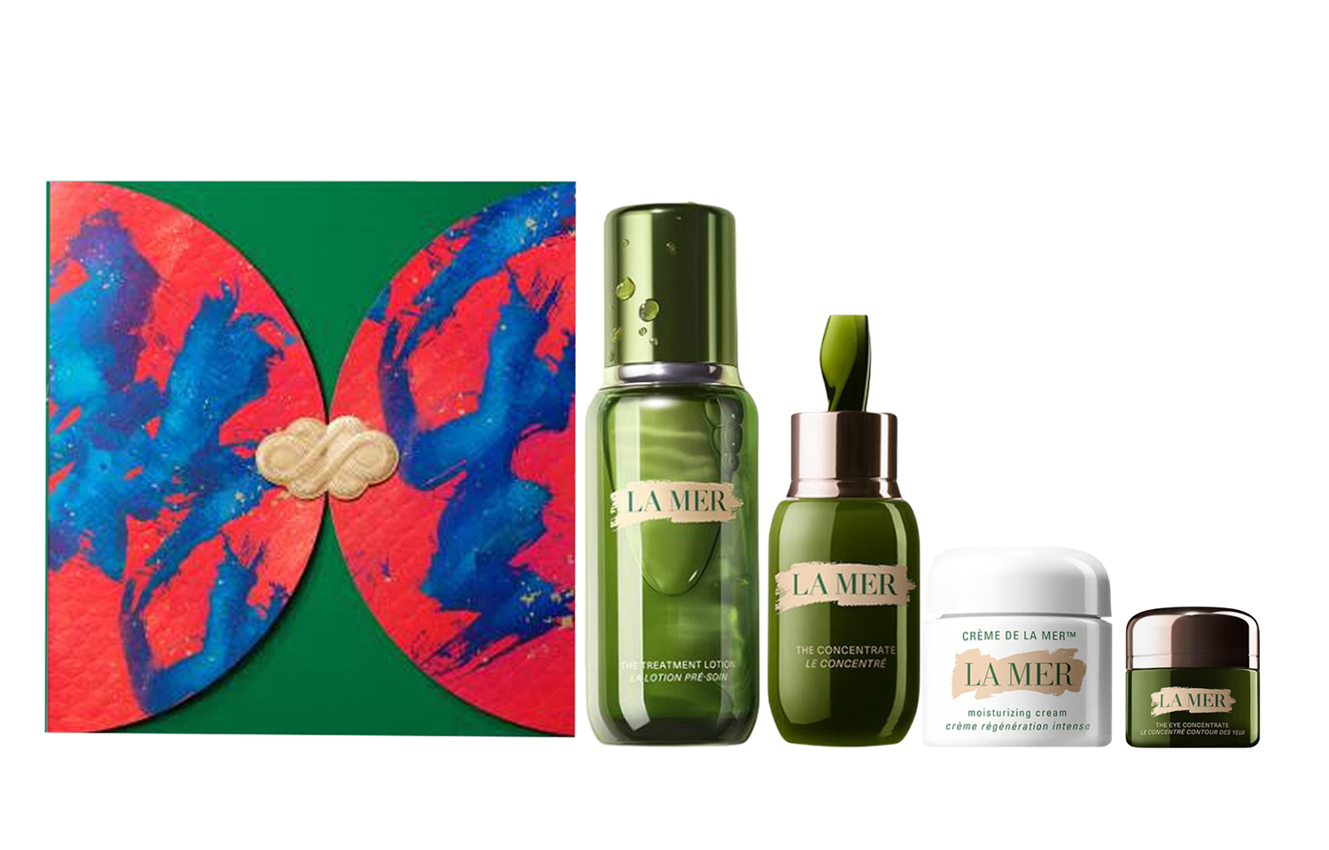 HAILANZHIMI новогодний лимитированный набор увлажняющих и восстанавливающих средств для лица из четырех предметов LA MER
HAILANZHIMI новогодний лимитированный набор увлажняющих и восстанавливающих средств для лица из четырех предметов LA MER