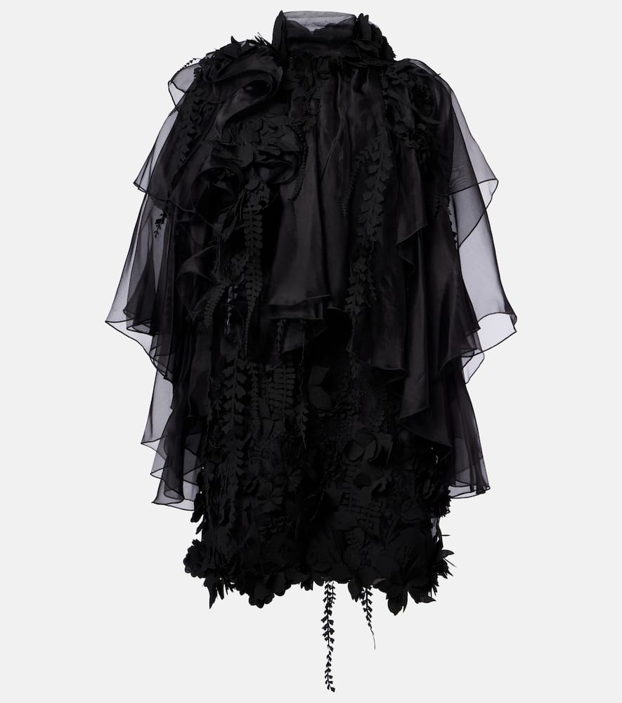 Гипнотическое мини-платье с цветочным апплике Zimmermann, Black
Гипнотическое мини-платье с цветочным апплике Zimmermann, Black