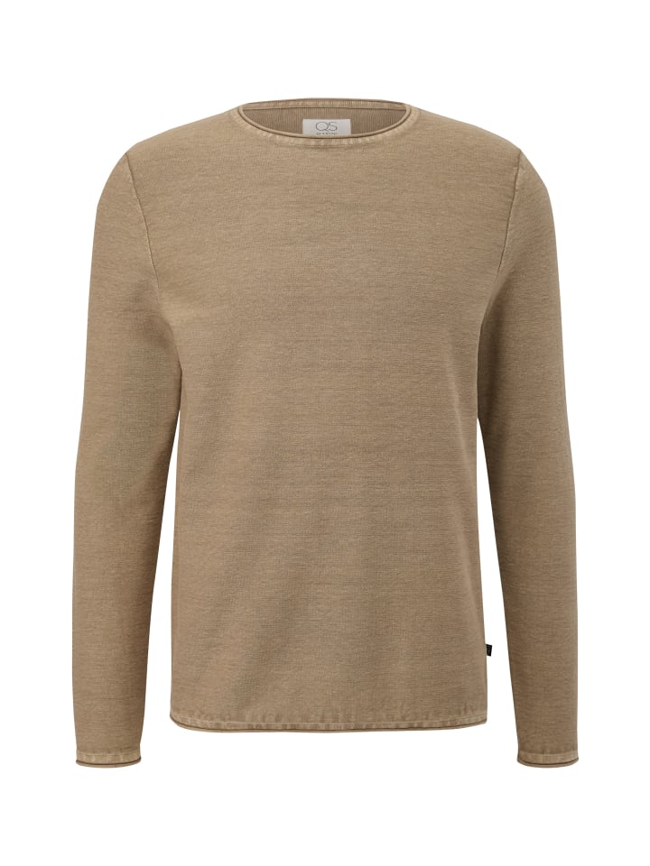 Вязаный свитер в цвете 8235_песочный QS
Вязаный свитер в цвете 8235_песочный QS