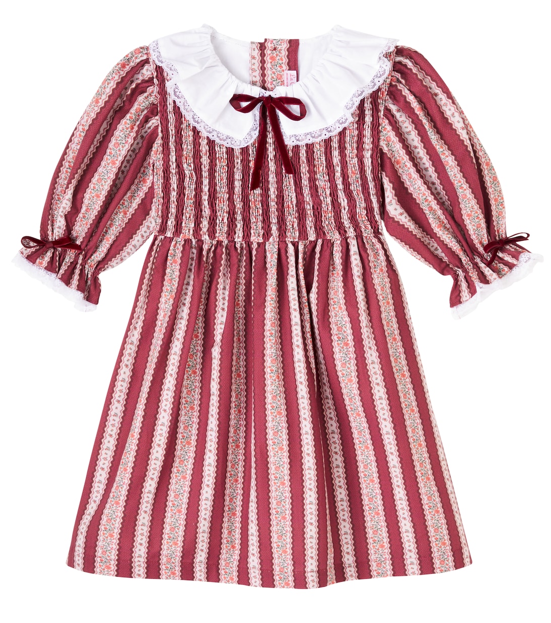 Платье Festa из хлопка в полоску со сборками La Coqueta, Burgundy Floral Stripe
Платье Festa из хлопка в полоску со сборками La Coqueta, Burgundy Floral Stripe