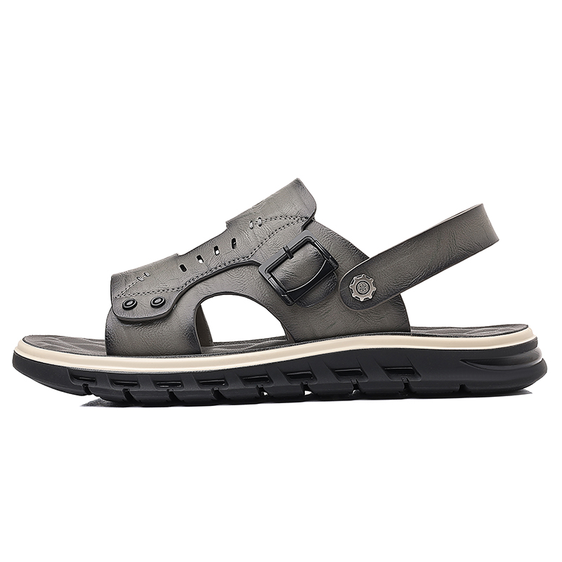 PT'SON Мужские пляжные сандалии черно-серые, цвет Gray
PT'SON Мужские пляжные сандалии черно-серые, цвет Gray