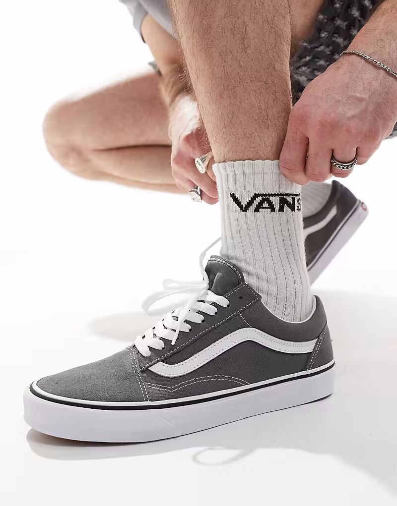 Кроссовки Old Skool оловянно-серого цвета Vans
Кроссовки Old Skool оловянно-серого цвета Vans