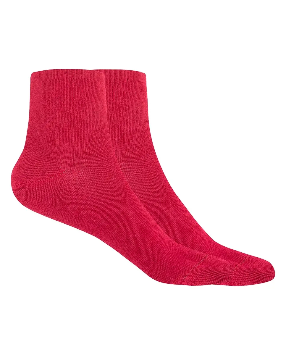 Набор из 2 пар женских бамбуковых носков однотонных Punto Blanco, гранатовый
Набор из 2 пар женских бамбуковых носков однотонных Punto Blanco, гранатовый