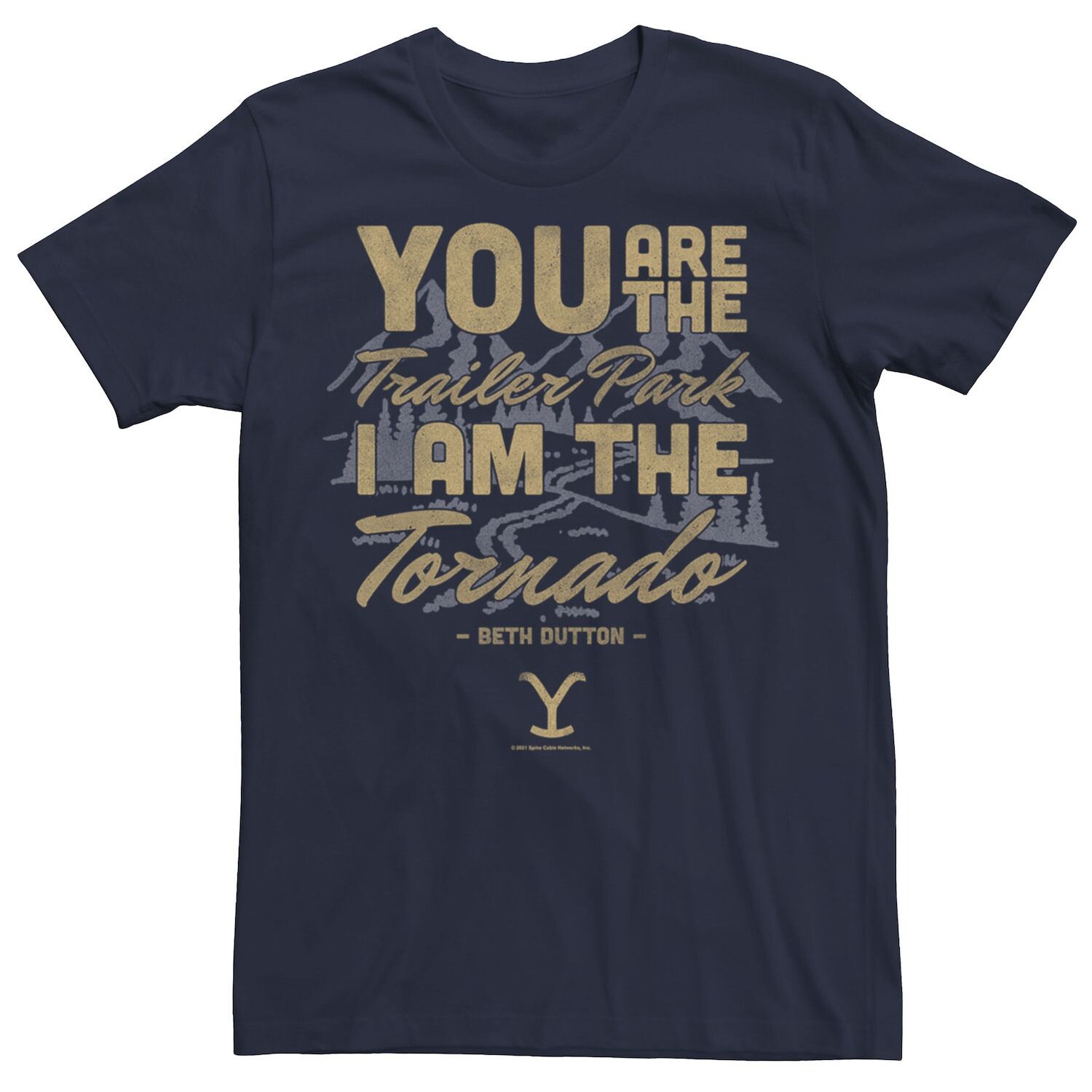 Мужская футболка Yellowstone You Are The Trailer Park I Am The Tornado Licensed Character
Мужская футболка Yellowstone You Are The Trailer Park I Am The Tornado Licensed Character