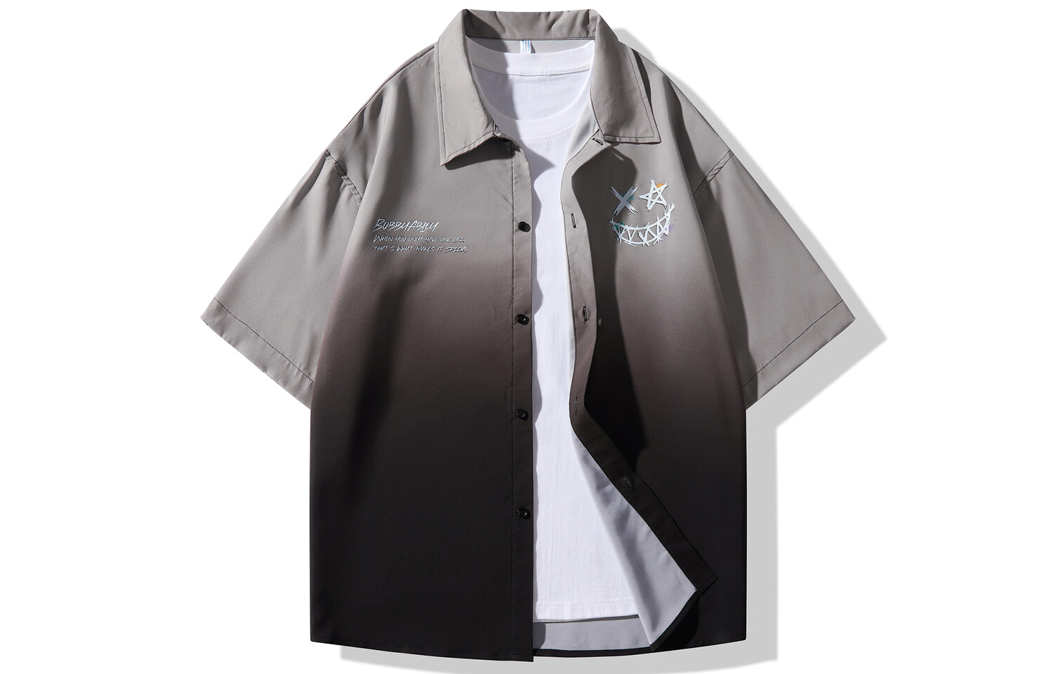 Рубашка унисекс BOBBY ABLEY, Белый/Синий
Рубашка унисекс BOBBY ABLEY, Белый/Синий