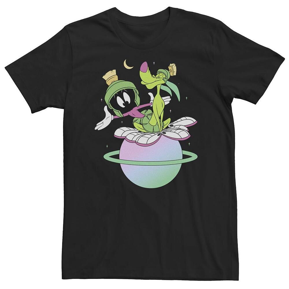 Футболка Big & Tall Looney Tunes «Марвин Марсианин и планета К-9», черный 
Футболка Big & Tall Looney Tunes «Марвин Марсианин и планета К-9», черный