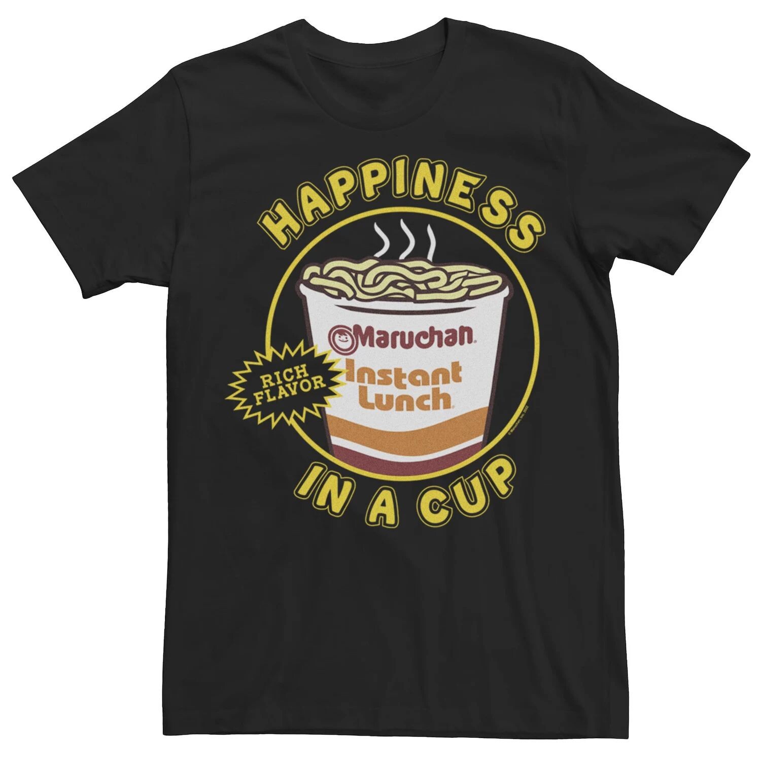 Мужская футболка Maruchan Happiness In A Cup Licensed Character
Мужская футболка Maruchan Happiness In A Cup Licensed Character