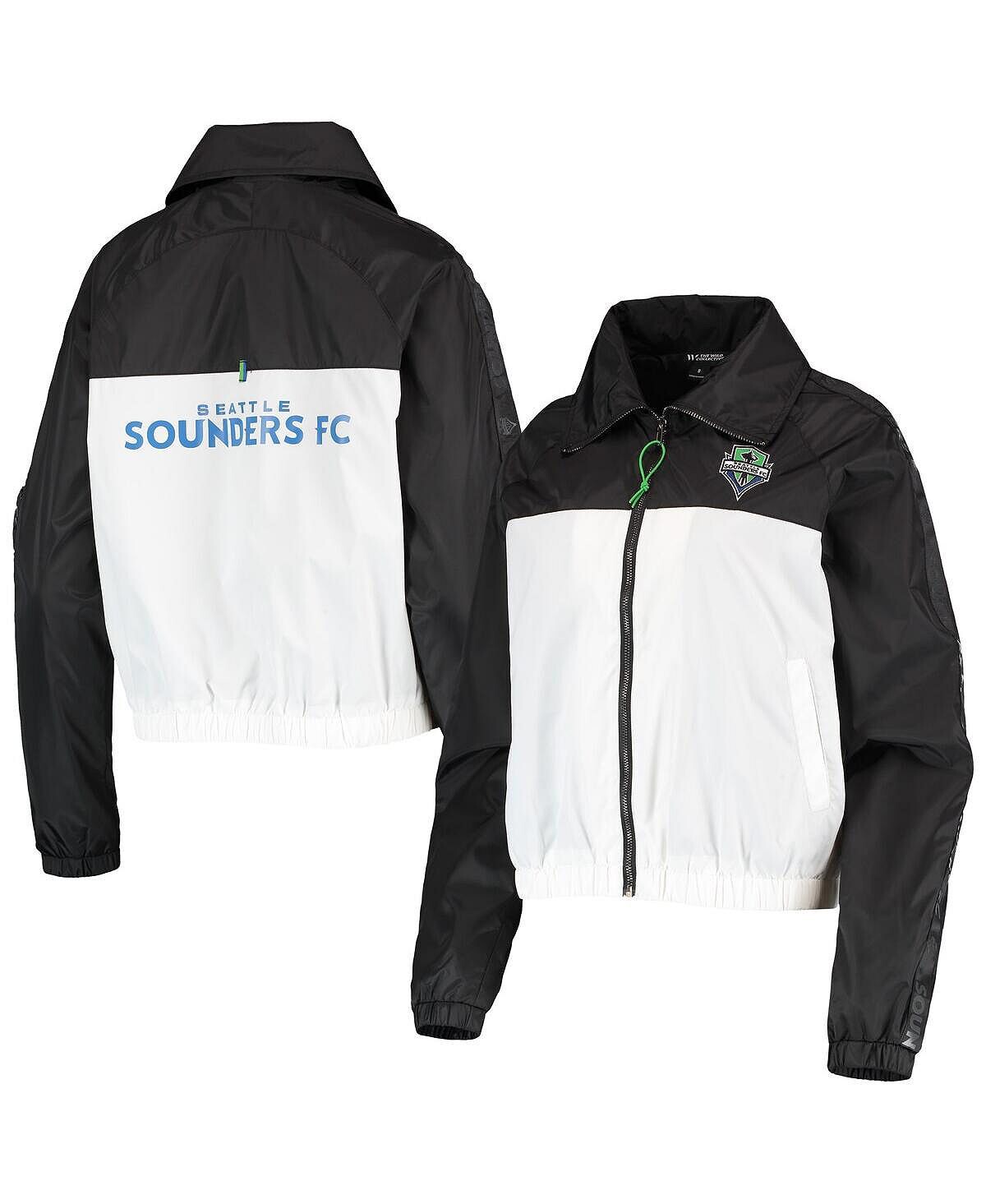 Женская черная куртка с молнией во всю длину Seattle Sounders FC Anthem The Wild Collective, черный
Женская черная куртка с молнией во всю длину Seattle Sounders FC Anthem The Wild Collective, черный