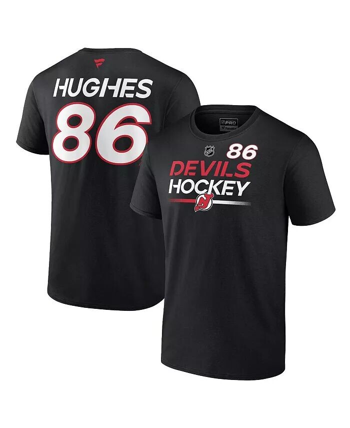 Мужская черная футболка с именем и номером Jack Hughes New Jersey Devils Authentic Pro Prime Fanatics, черный
Мужская черная футболка с именем и номером Jack Hughes New Jersey Devils Authentic Pro Prime Fanatics, черный