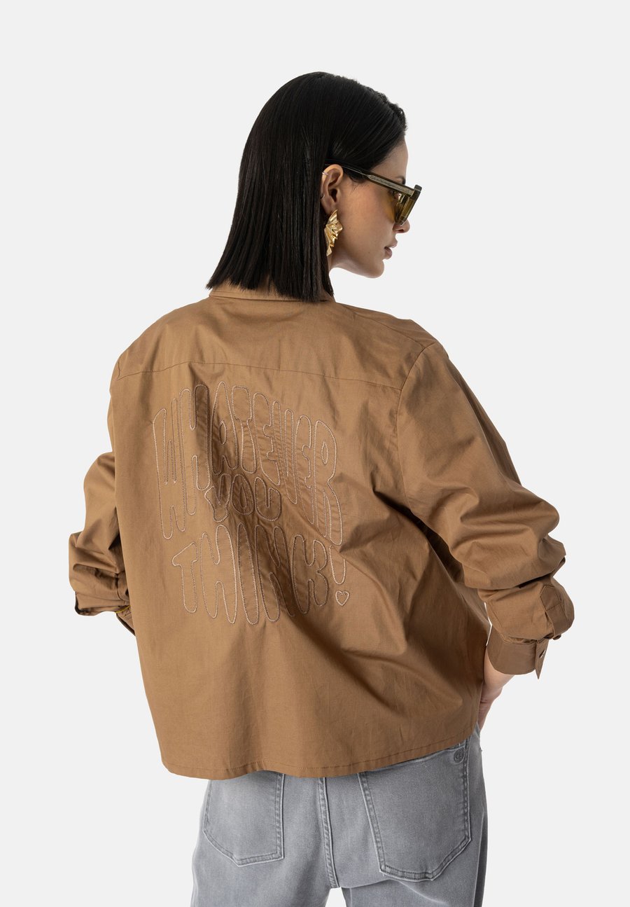 Блуза Elias Rumelis Button-down blouse, Camel
Блуза Elias Rumelis Button-down blouse, Camel