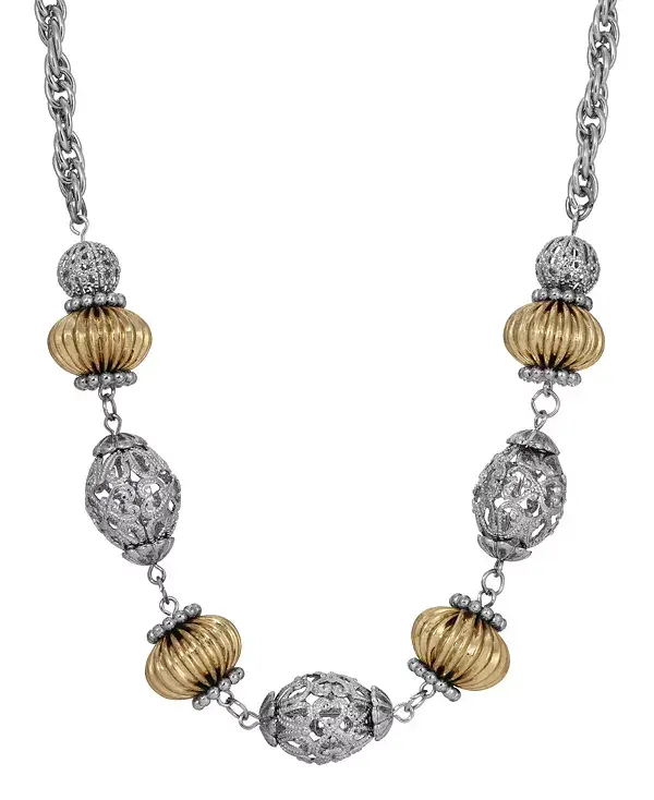 Двухцветное филигранное ожерелье-воротник 2028, gray
Двухцветное филигранное ожерелье-воротник 2028, gray