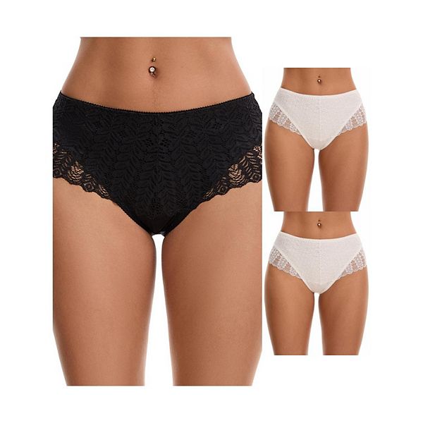 3 пачки женских трусиков-бикини с кружевом Inspire Chic, White Black
3 пачки женских трусиков-бикини с кружевом Inspire Chic, White Black