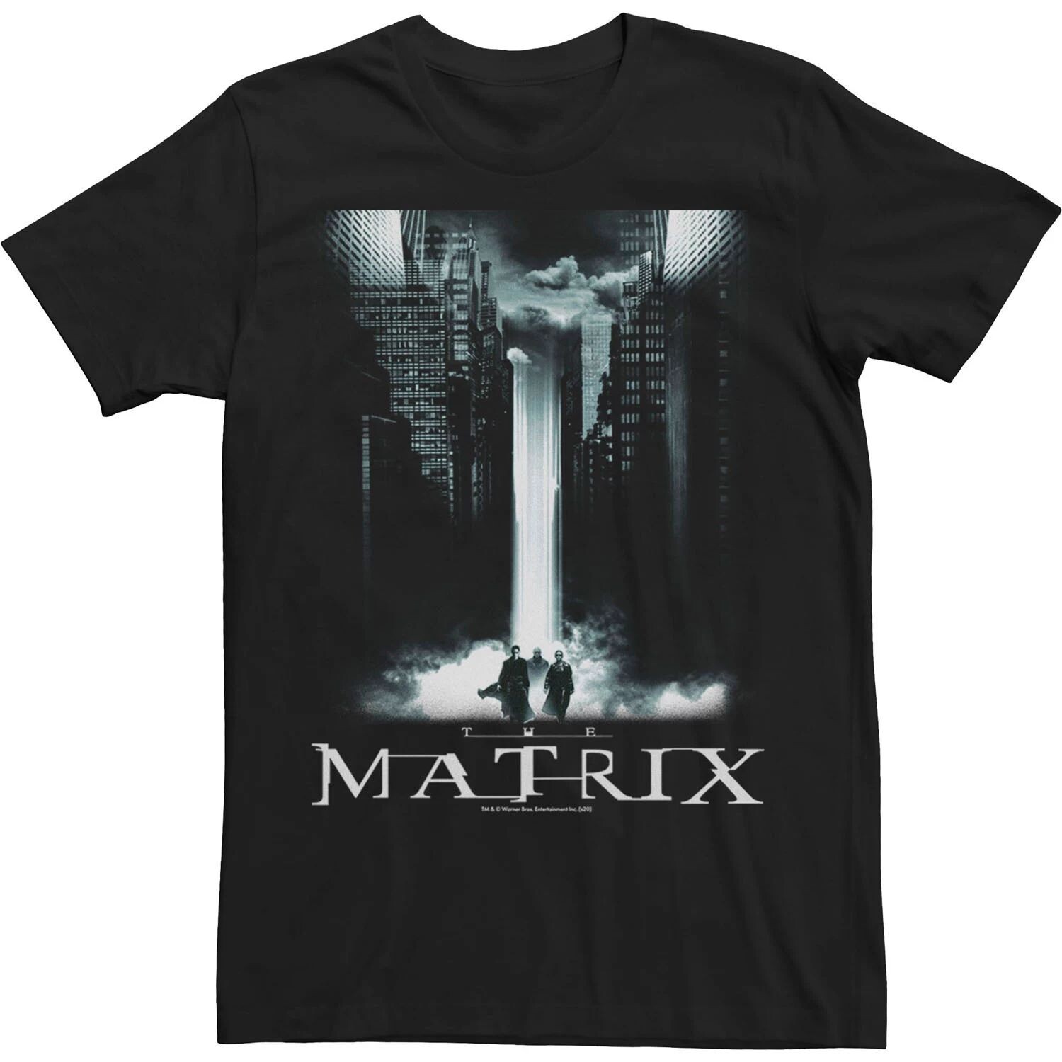 Мужская футболка с плакатом «Матрица» и городским пейзажем, групповая фотография Licensed Character
Мужская футболка с плакатом «Матрица» и городским пейзажем, групповая фотография Licensed Character