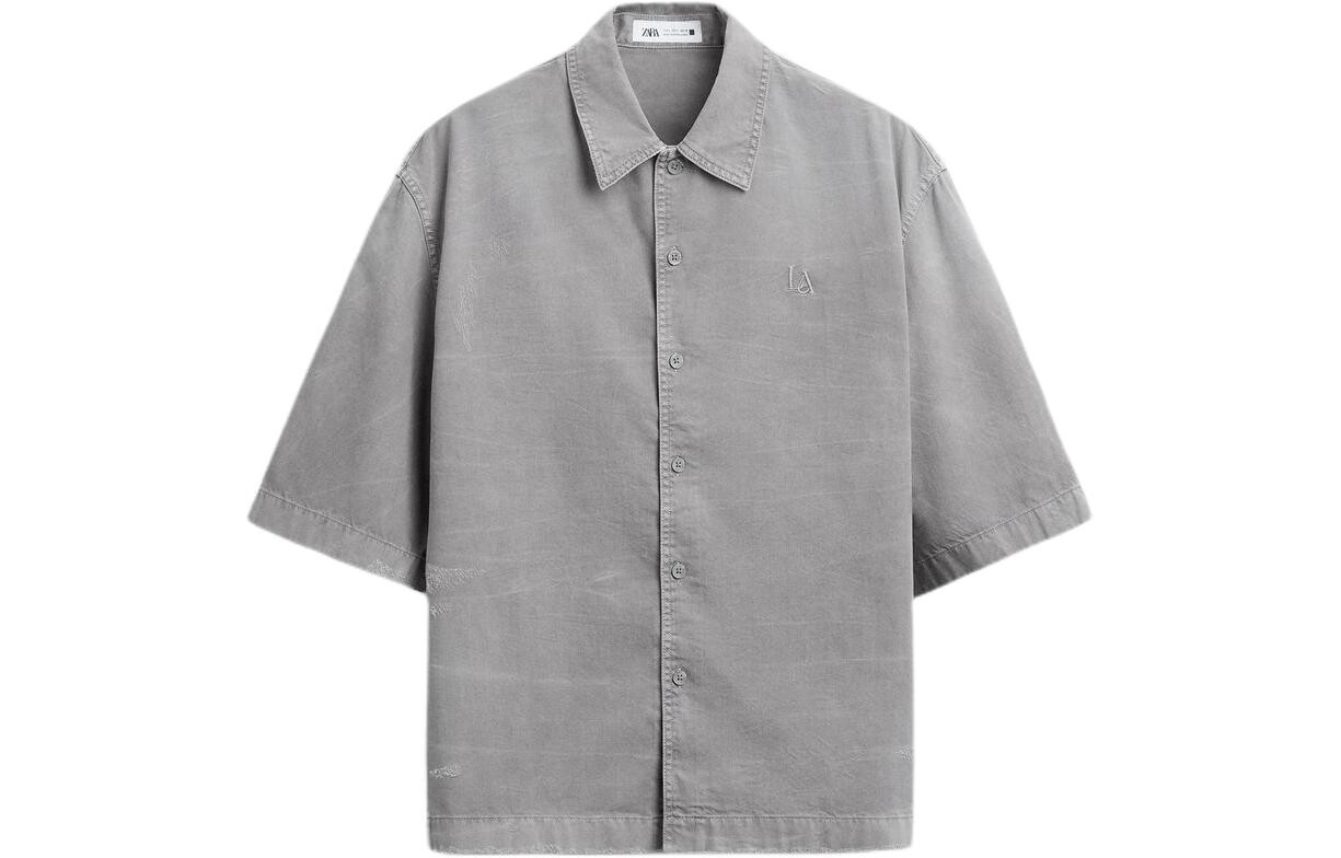 Рубашка мужская серая Zara, серый
Рубашка мужская серая Zara, серый