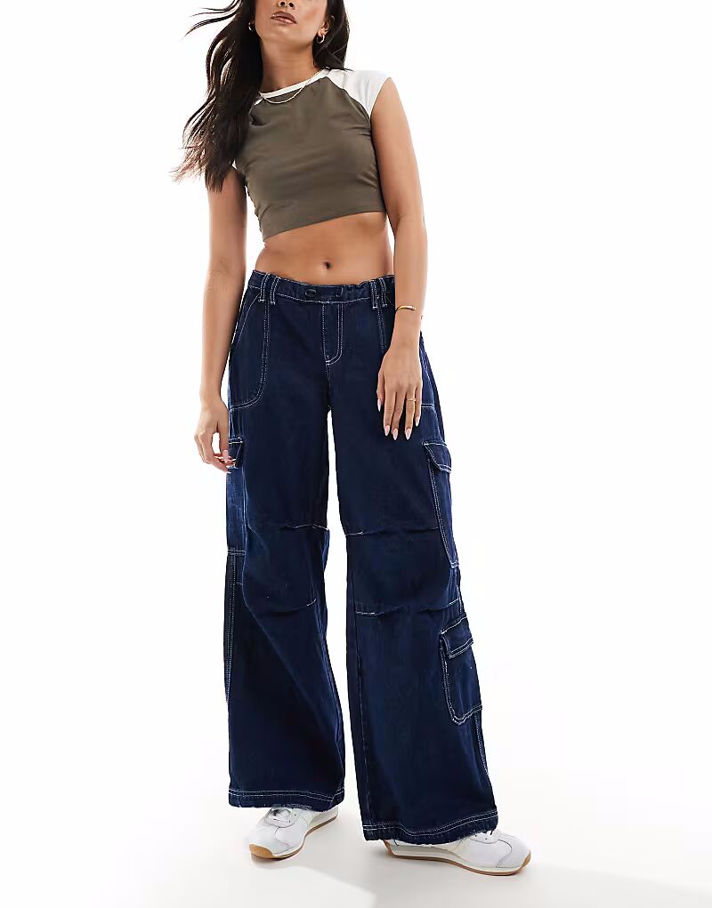 Гламурные джинсы Cargo цвета индиго Glamorous
Гламурные джинсы Cargo цвета индиго Glamorous