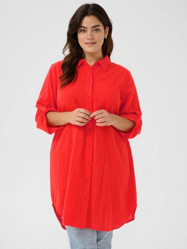 Длинная рубашка Paula Cotton KAFFE Curve, Grenadine
Длинная рубашка Paula Cotton KAFFE Curve, Grenadine