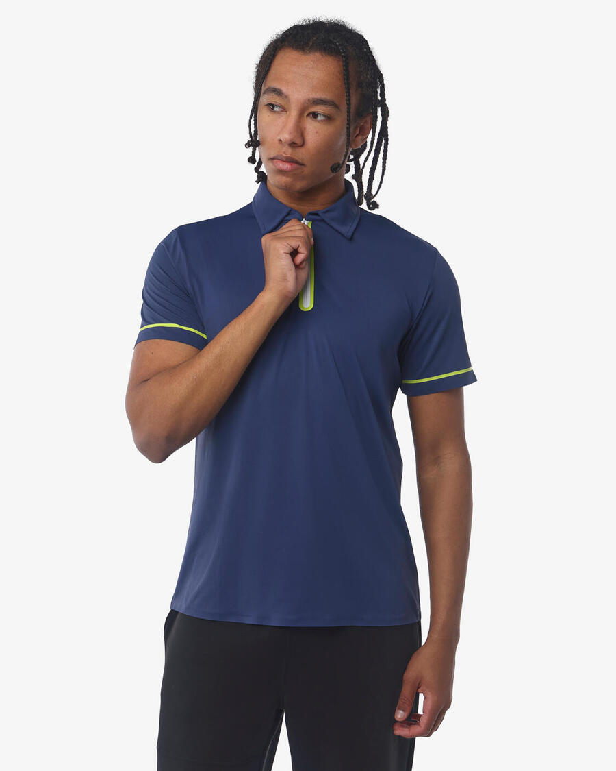 JAKED Мужская синтетическая рубашка-поло темно-синего цвета для фитнеса
JAKED Мужская синтетическая рубашка-поло темно-синего цвета для фитнеса