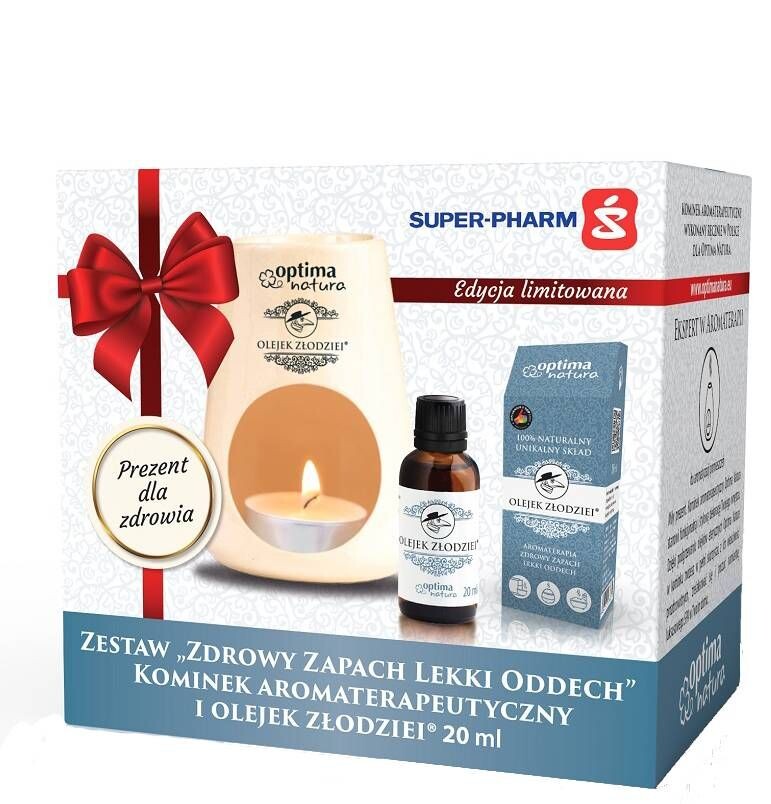 Optima Natura Zdrowy Zapach Lekki Oddech ароматерапевтический камин с маслом, 1 шт.
Optima Natura Zdrowy Zapach Lekki Oddech ароматерапевтический камин с маслом, 1 шт.